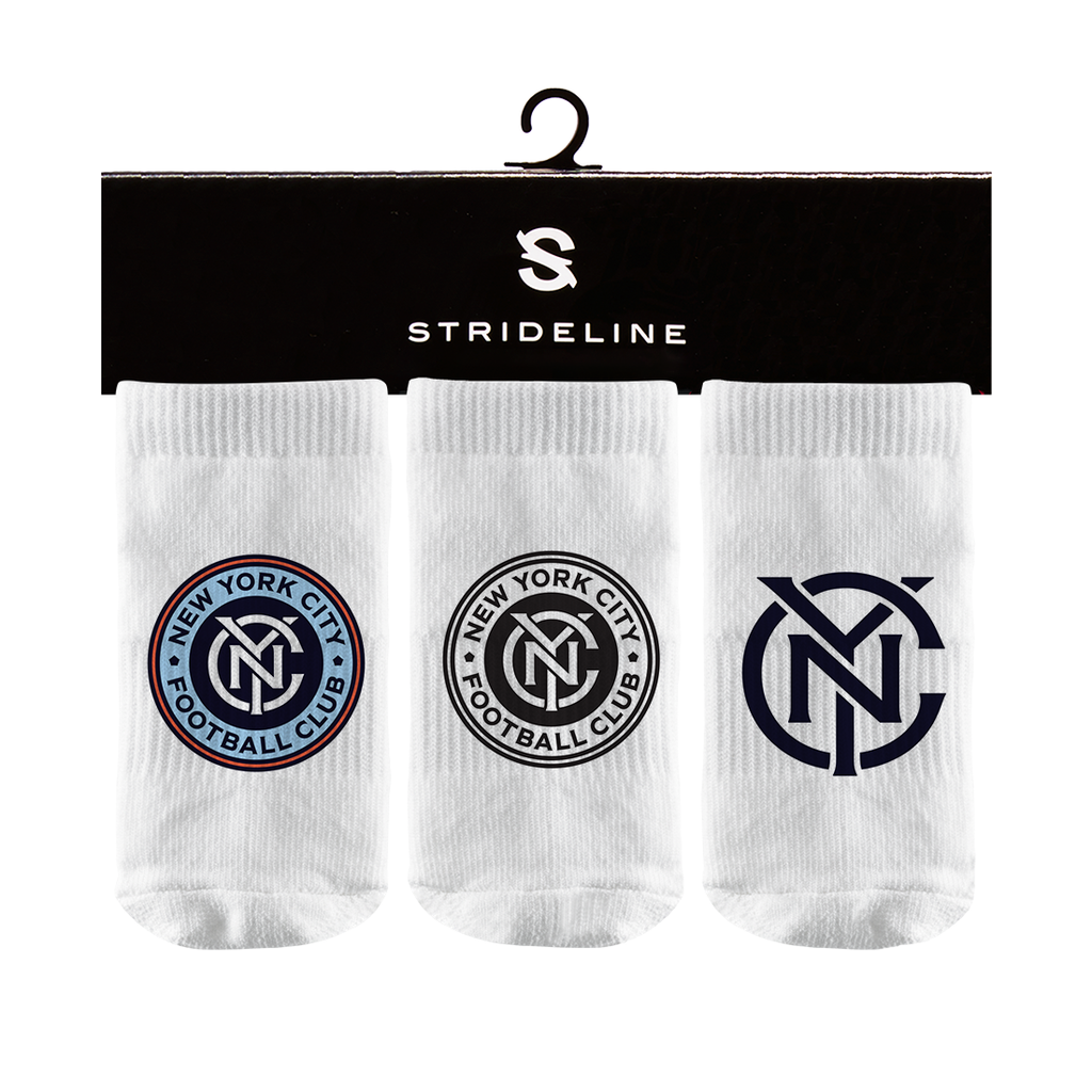 New York City FC | Baby Socks 3 Pack | Primary Logo | N02621593B01