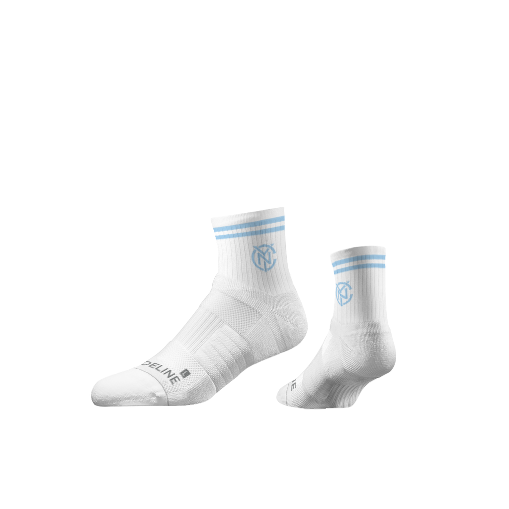 New York City FC | Half Calf Knit | Primary Logo White | N02624595ML