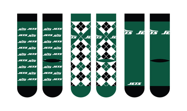 New York Jets | Business Knit Crew | NFL 3 Pack | N02670793ML