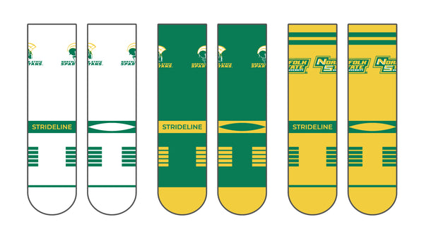 Norfolk State University | Premium Knit Crew 3 Pack | NCAA 3 Pack G2 | N02504084ML