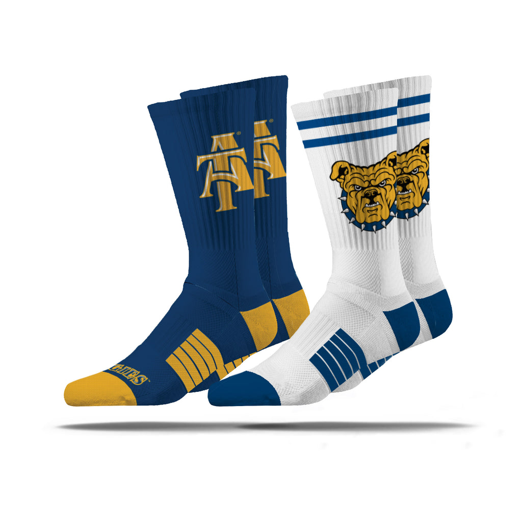 North Carolina A&T State University | Premier Knit Crew | NCAA 2 Pack | N02514266ML