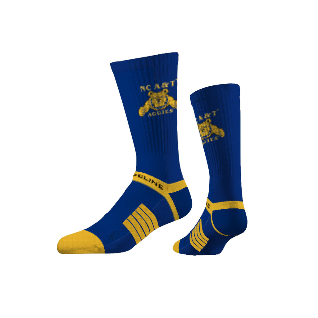 North Carolina A&T State University | Premium Knit Crew | Primary Logo School Color | N02608743ML