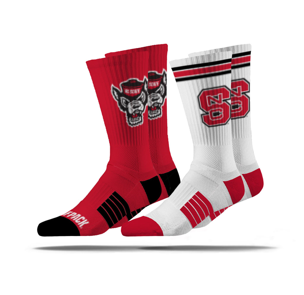 North Carolina State University | Premier Knit Crew | NCAA 2 Pack | N02514327ML