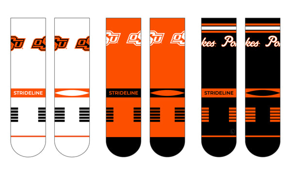 Oklahoma State University | Premium Knit Crew 3 Pack | NCAA 3 Pack G2 | N02505215ML