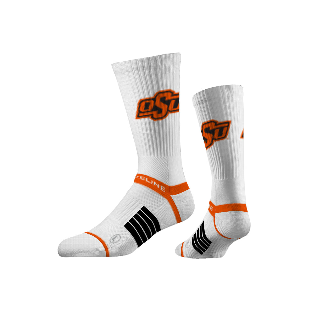 Oklahoma State University | Premium Knit Crew | Primary Logo White | N02421363ML