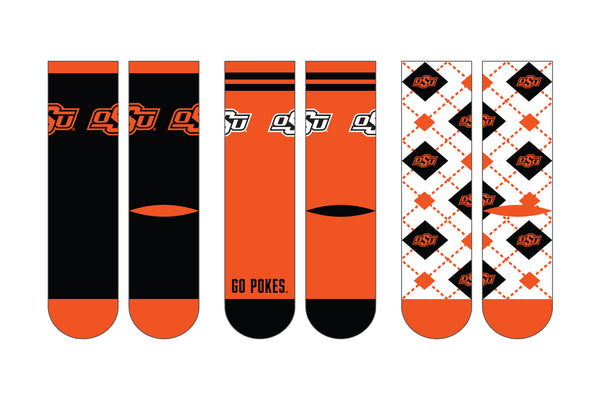 Oklahoma State University | Economy Knit Crew | NCAA 3 Pack | N02317056ML