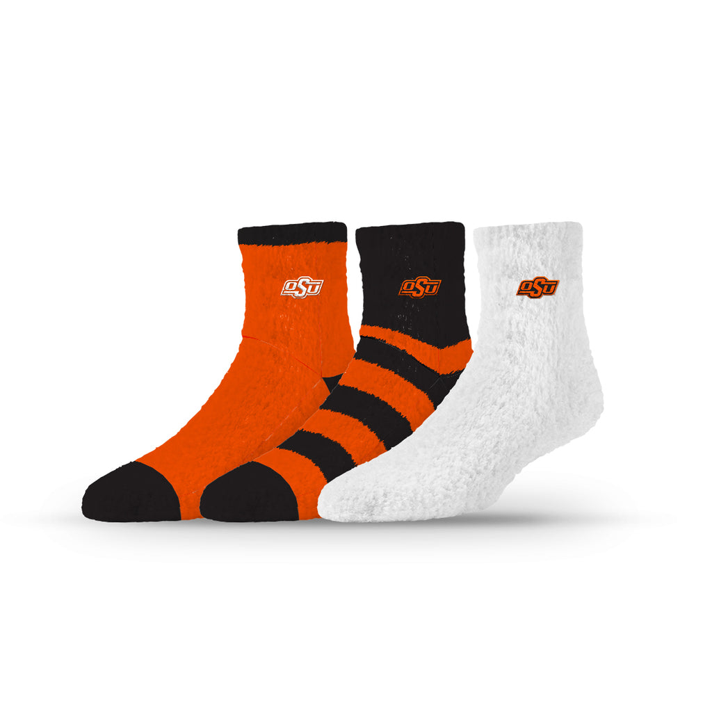 Oklahoma State University | Fuzzy Half Calf Embroidered | NCAA 3 Pack | N02804979ML
