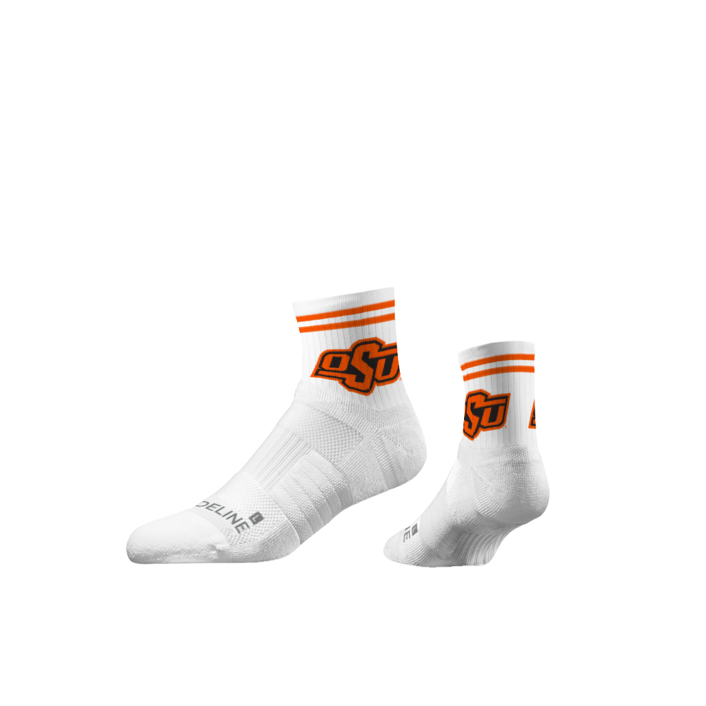 Oklahoma State University | Half Calf Knit | Primary Logo White | N02636136ML