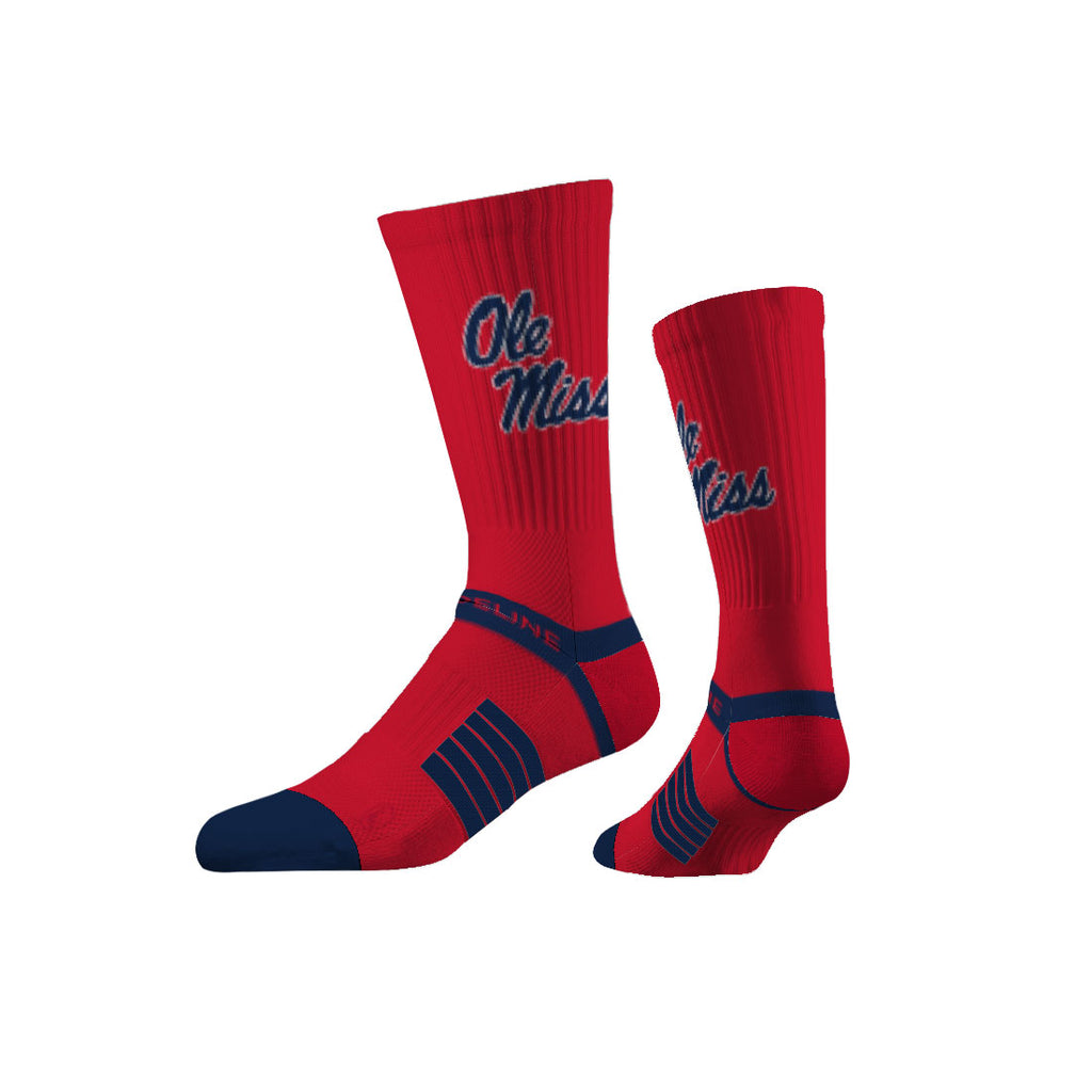 Ole Miss | Premium Knit Crew | Primary Logo School Color | N02452691ML
