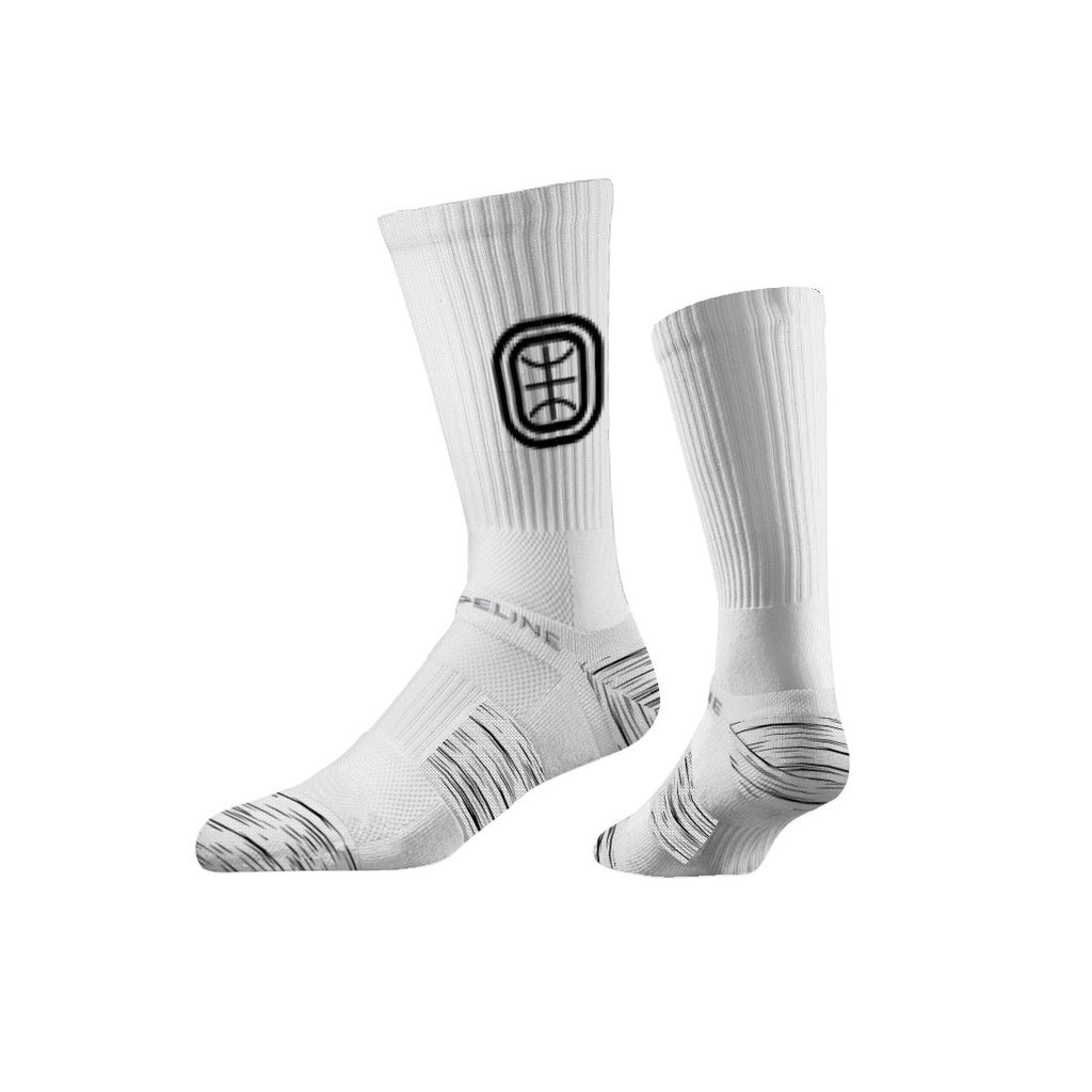 Overtime Elite | Premium Knit Crew | Primary Logo White | N02443087ML