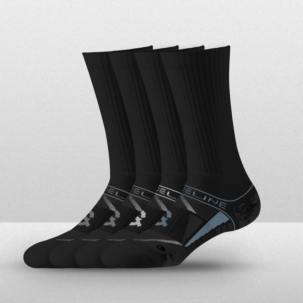 Performance | Premium Crew 4-Pack | Black | N02444391ML