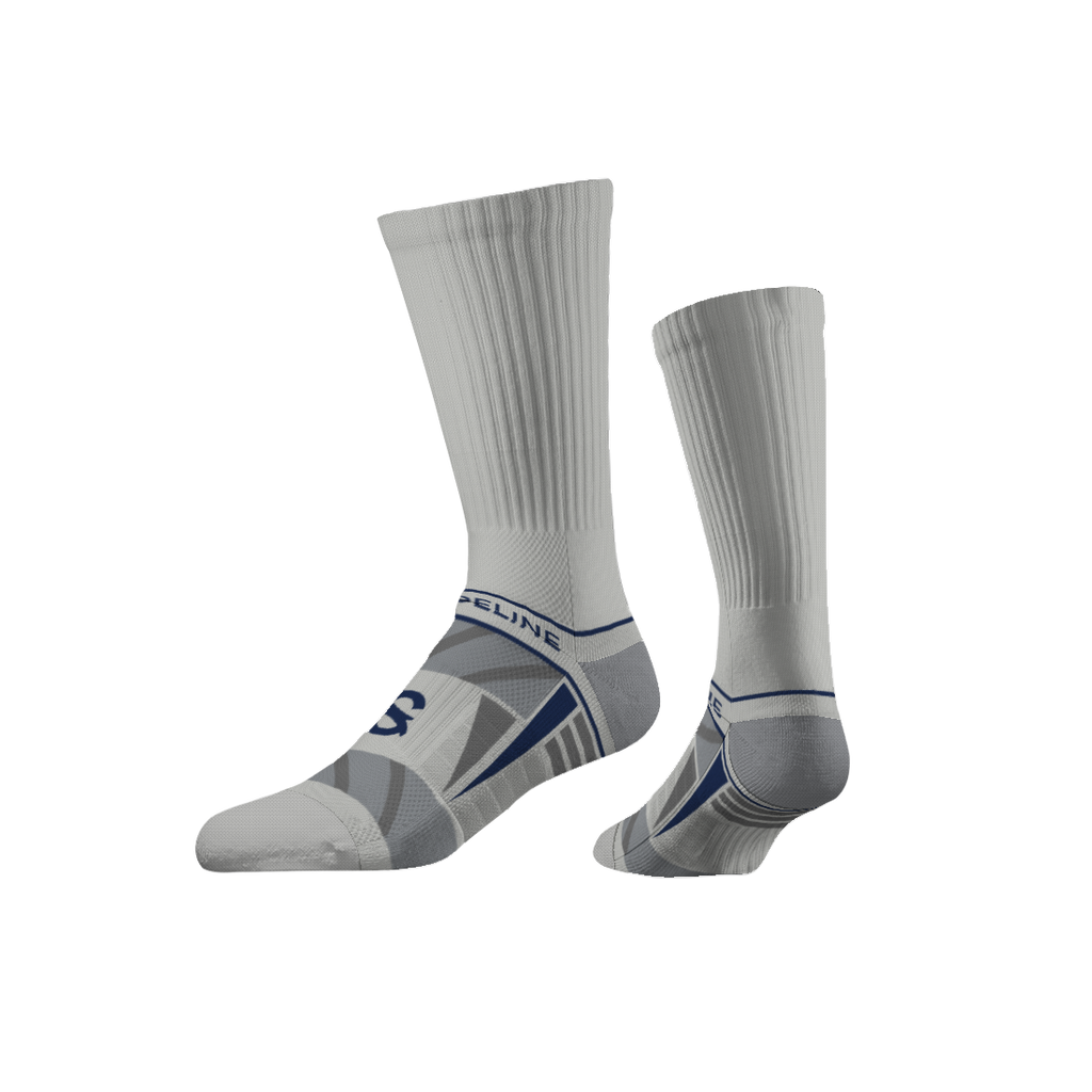 Performance | Premium Crew | Grey | Navy Accent | N02435554ML