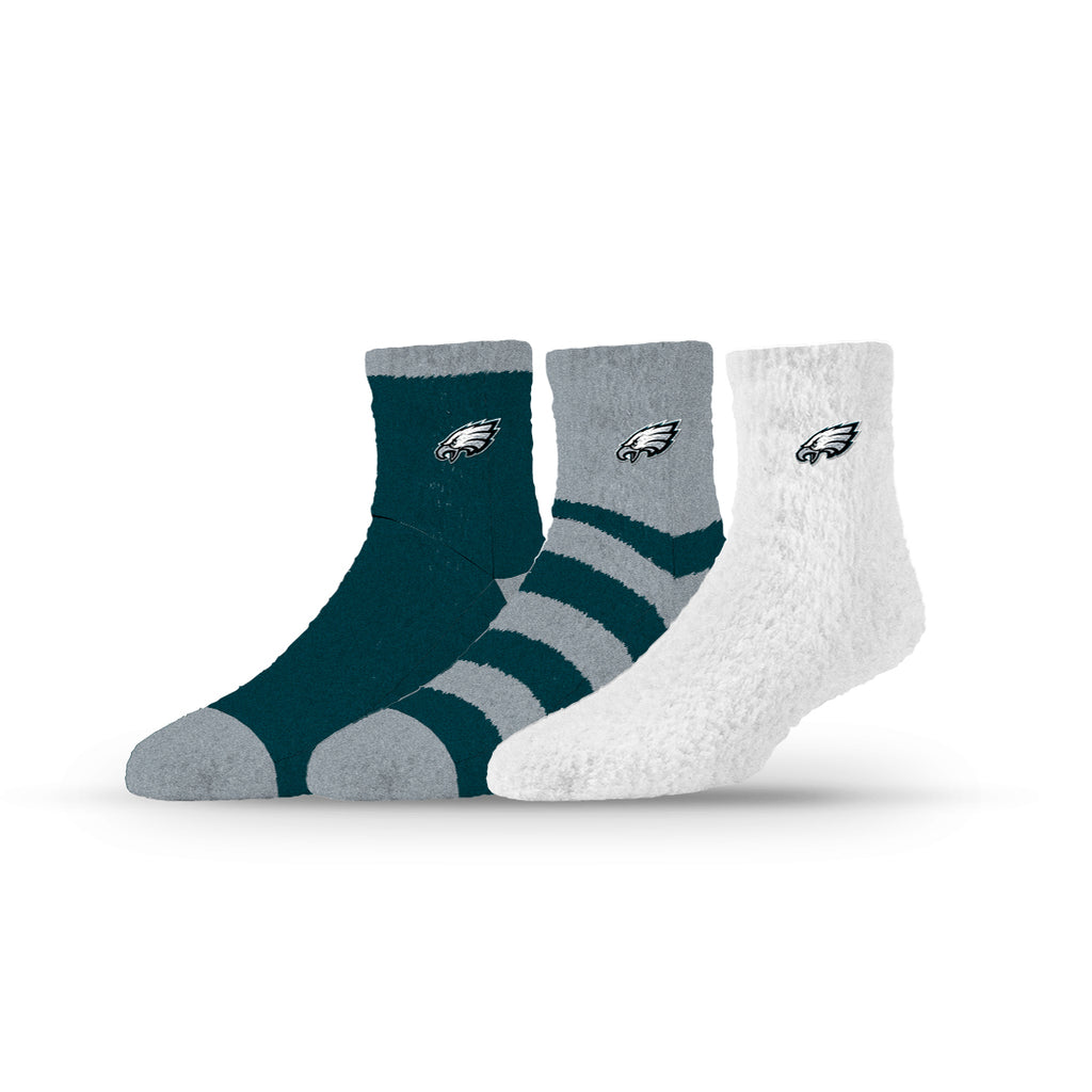 Philadelphia Eagles | Fuzzy Half Calf Embroidered | NFL 3 Pack | N02806578ML