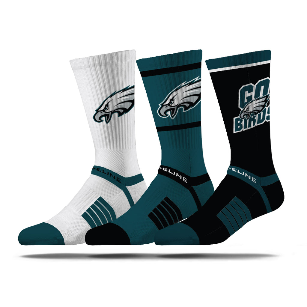Philadelphia Eagles | Premium Knit Crew | NFL 3 Pack Box | N02413377ML