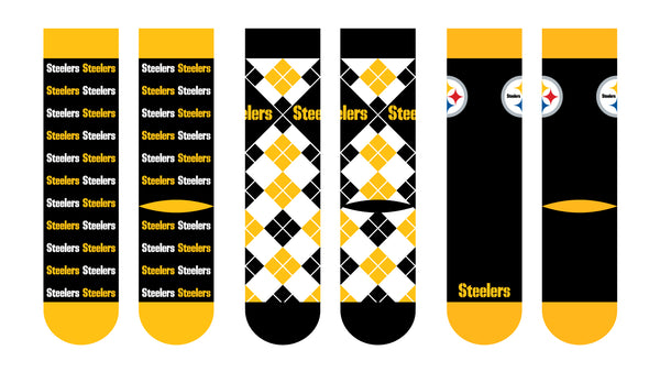 Pittsburgh Steelers | Business Knit Crew | NFL 3 Pack | N02670958ML