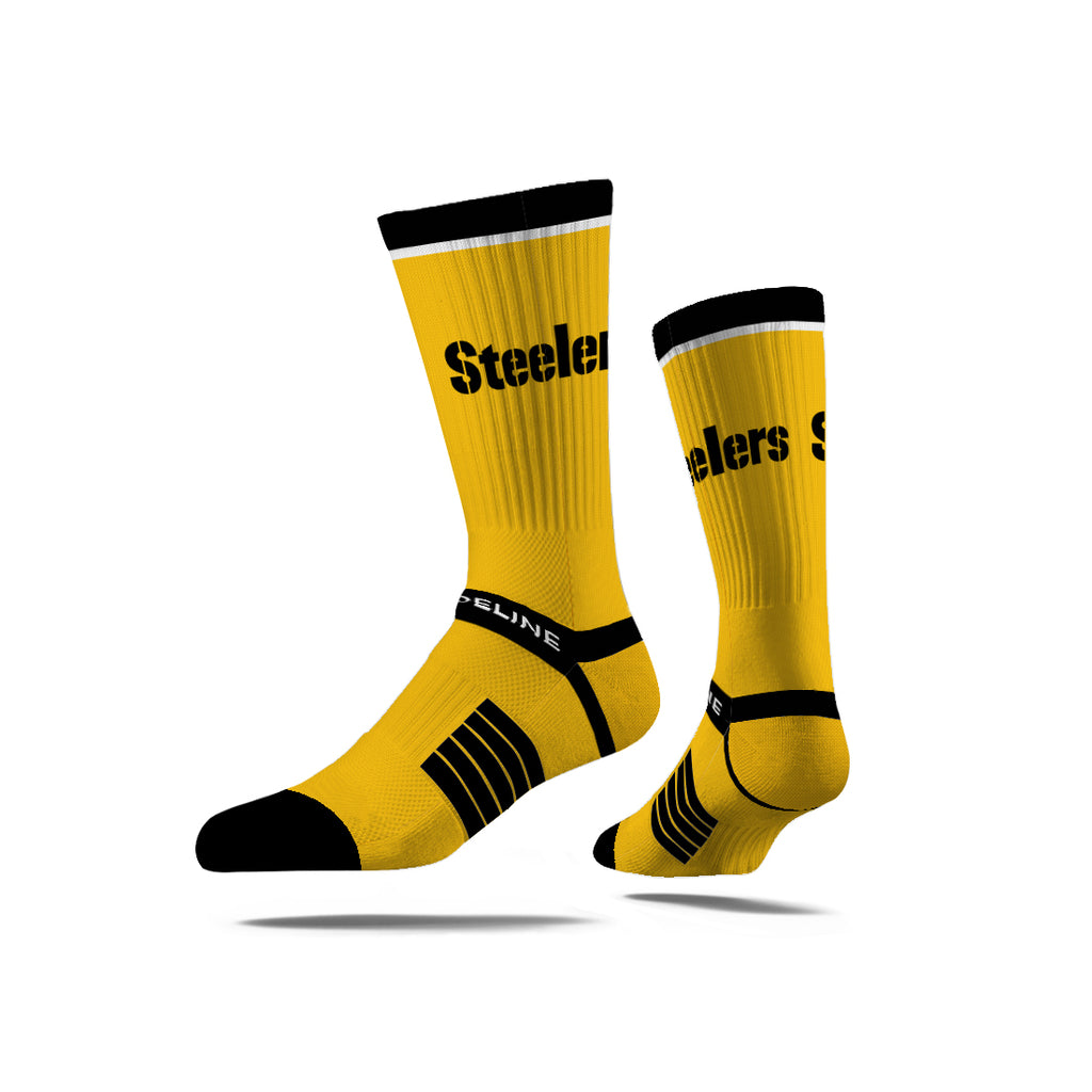 Pittsburgh Steelers | Premium Knit Crew | Fan Logo | Gold | N02414365ML