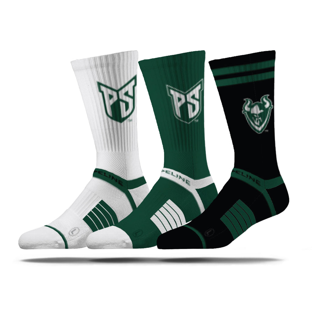 Portland State University | Premium Knit Crew 3 Pack | NCAA 3 Pack G2 | N02505699ML