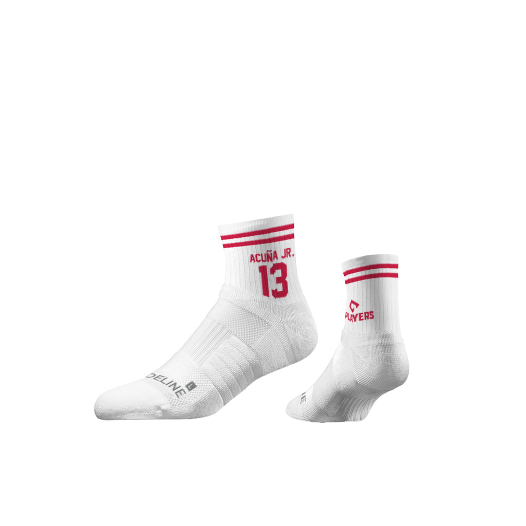 Ronald Acuña Jr. | Half Calf Knit | Sherzy | White | N02791834ML