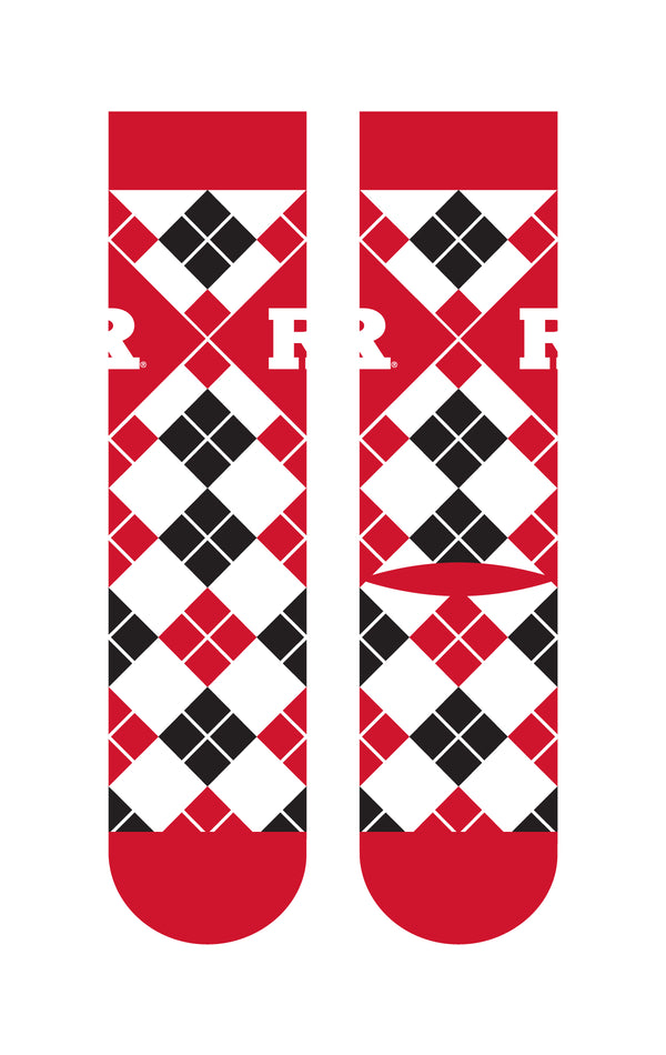 Rutgers University | Business Knit Crew | Argyle | N02673430ML