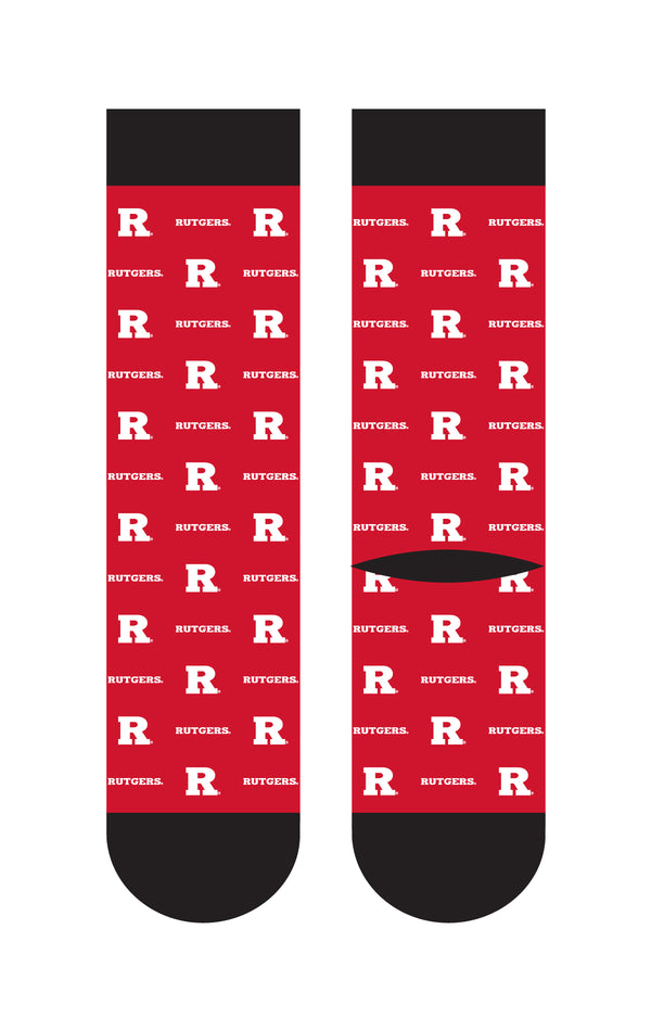 Rutgers University | Business Knit Crew | Step and Repeat | N02673426ML