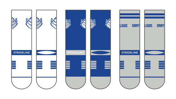 Saint Louis University | Premium Knit Crew 3 Pack | NCAA 3 Pack G2 | N02505711ML