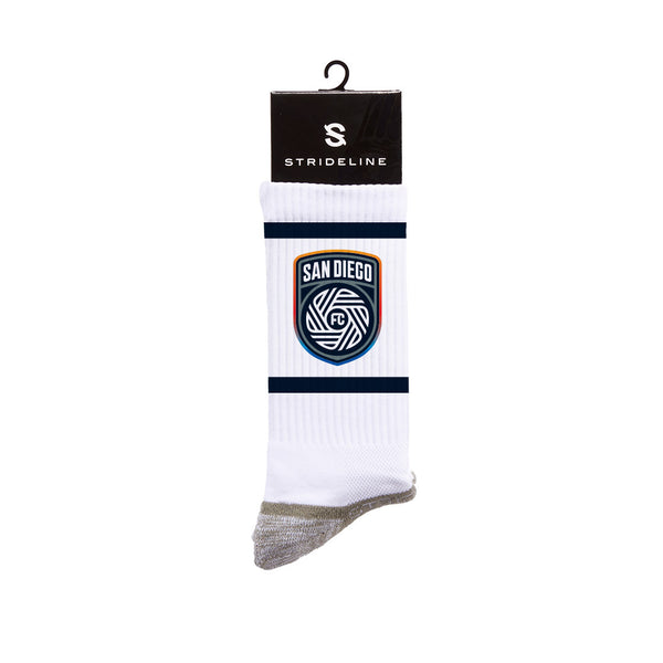 San Diego FC | Premium Crew | Primary Logo White | N02527596ML