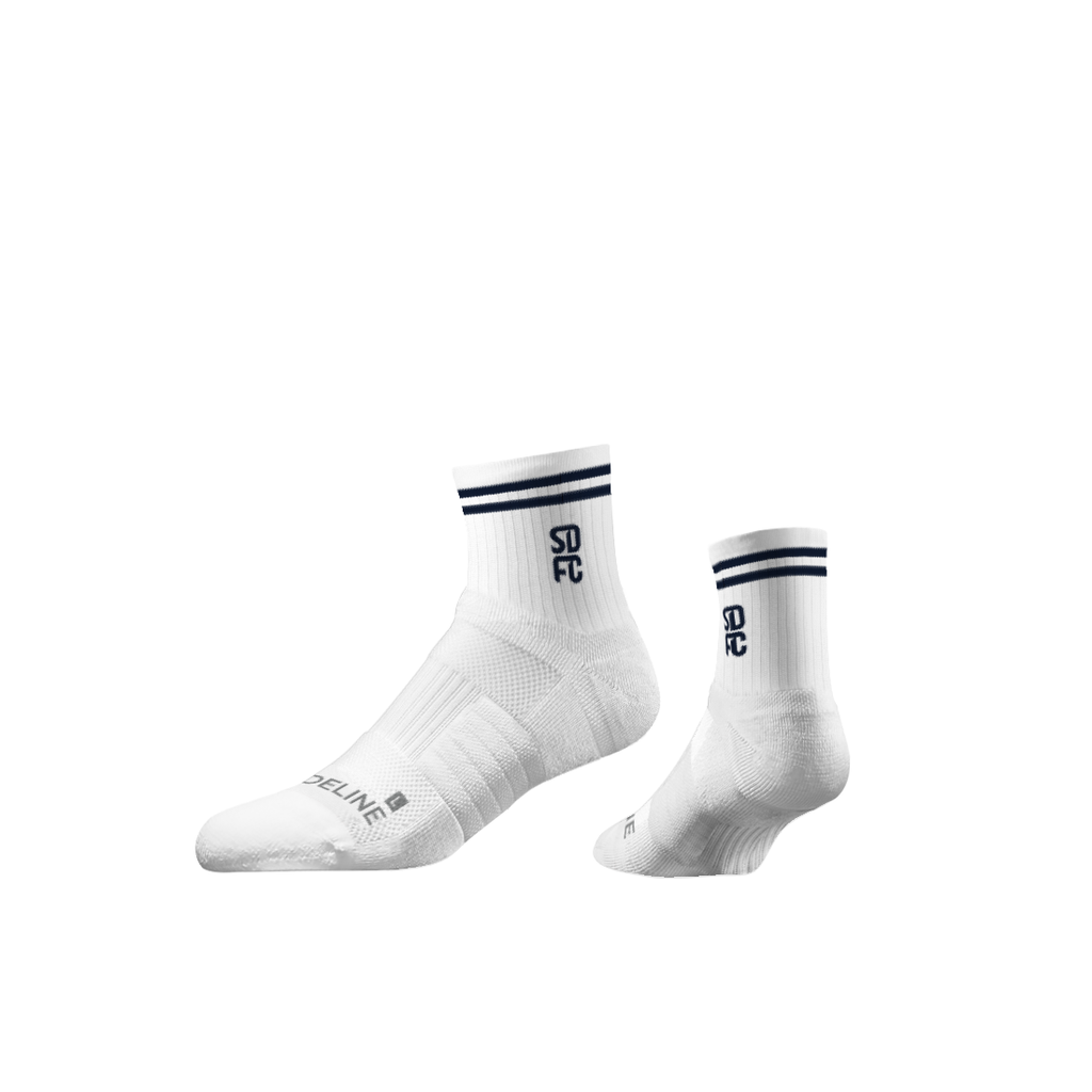 San Diego FC | Half Calf Knit | Primary Logo White | N02621495ML
