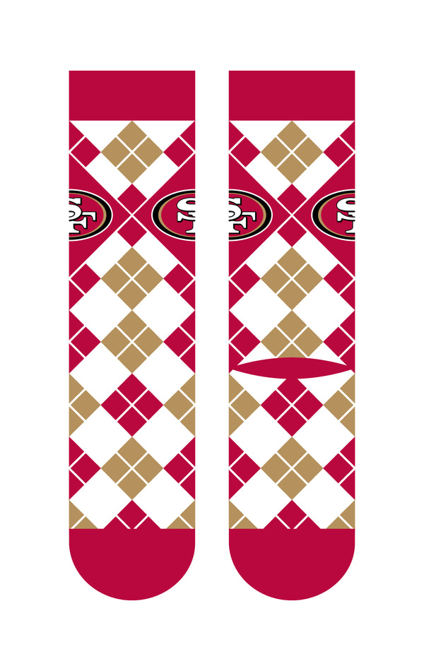 San Francisco 49ers | Business Knit Crew | Argyle | N02670978ML