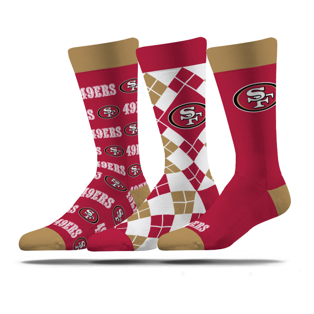 San Francisco 49ers | Business Knit Crew | NFL 3 Pack | N02670974ML