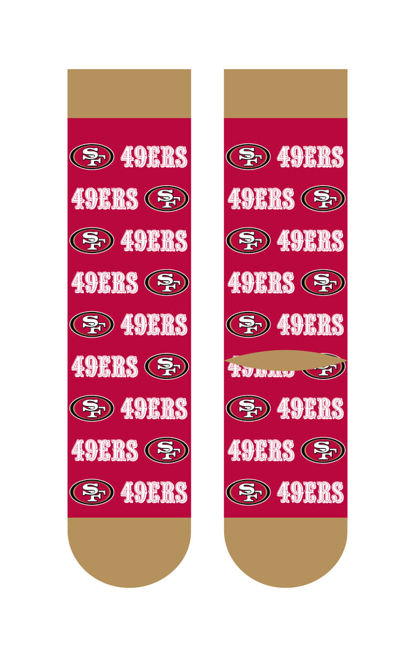 San Francisco 49ers | Business Knit Crew | Step and Repeat | N02670982ML
