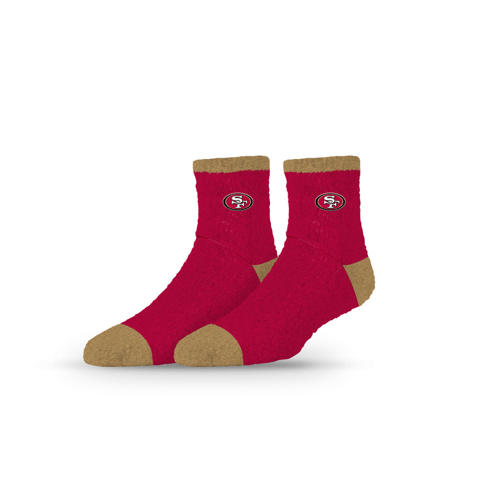 San Francisco 49ers | Fuzzy Half Calf Embroidered | Primary Logo Team Color | N02800576ML