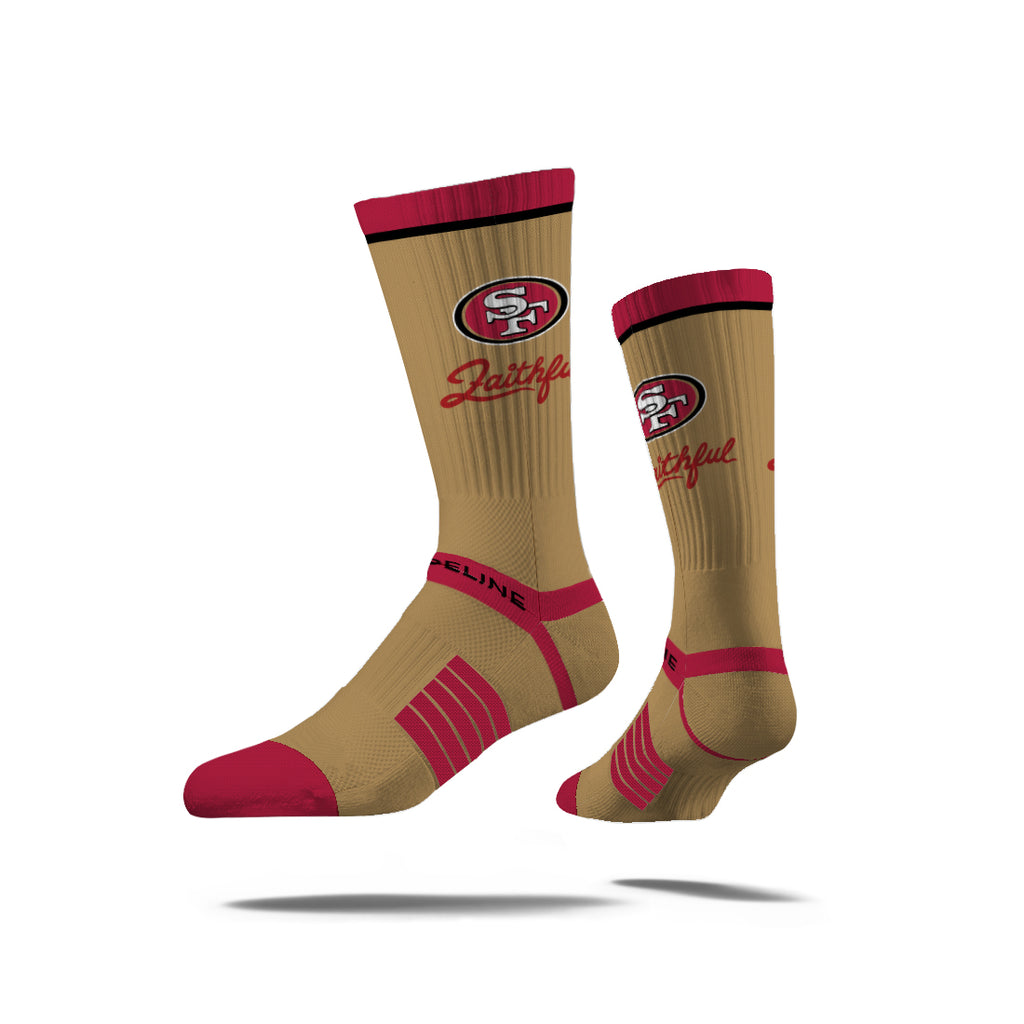 San Francisco 49ers | Premium Knit Crew | Fan Logo | Gold | N02414377ML