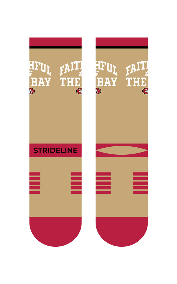 San Francisco 49ers | Premium Knit Crew | Fan Logo | Gold | N02414377ML