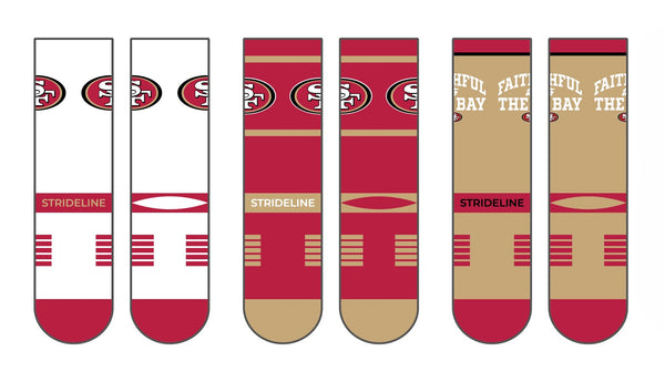 San Francisco 49ers | Premium Knit Crew | NFL 3 Pack Box | N02414887ML
