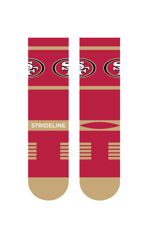 San Francisco 49ers | Premium Knit Crew | Primary Logo Team Color | N02414373ML