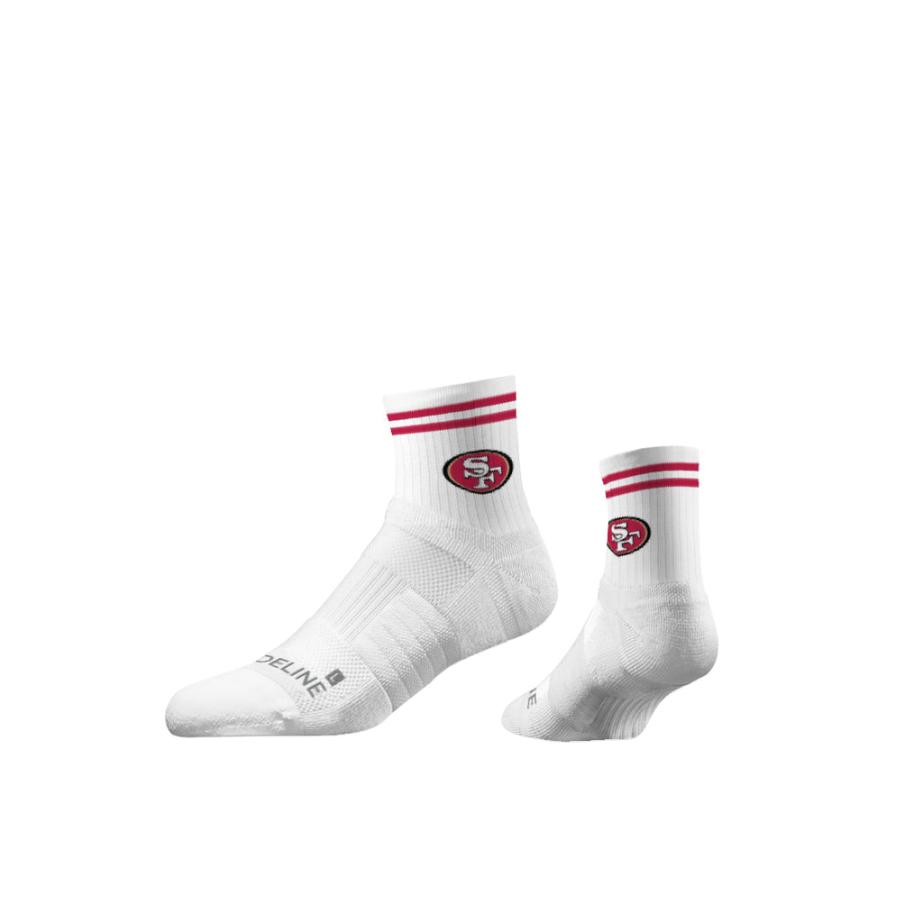 San Francisco 49ers | Half Calf Knit | Primary Logo White | N02750920ML