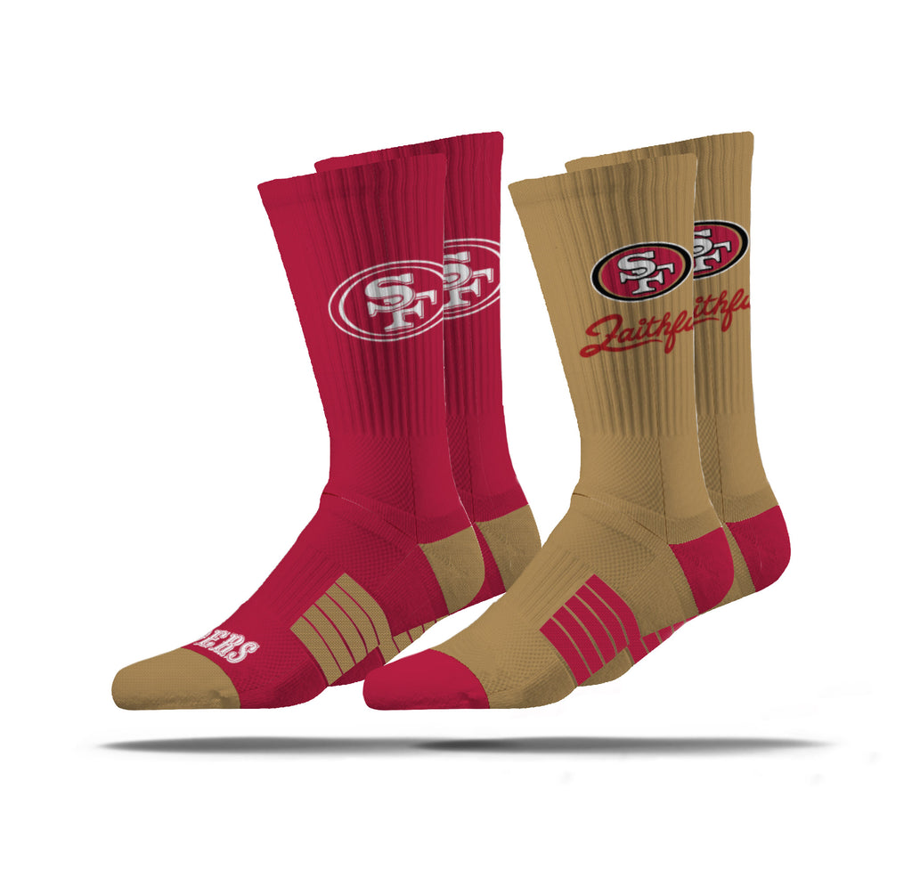 San Francisco 49ers | Premier Knit Crew | NFL 2 Pack | N02513068ML