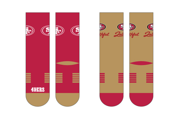 San Francisco 49ers | Premier Knit Crew | NFL 2 Pack | N02513068ML