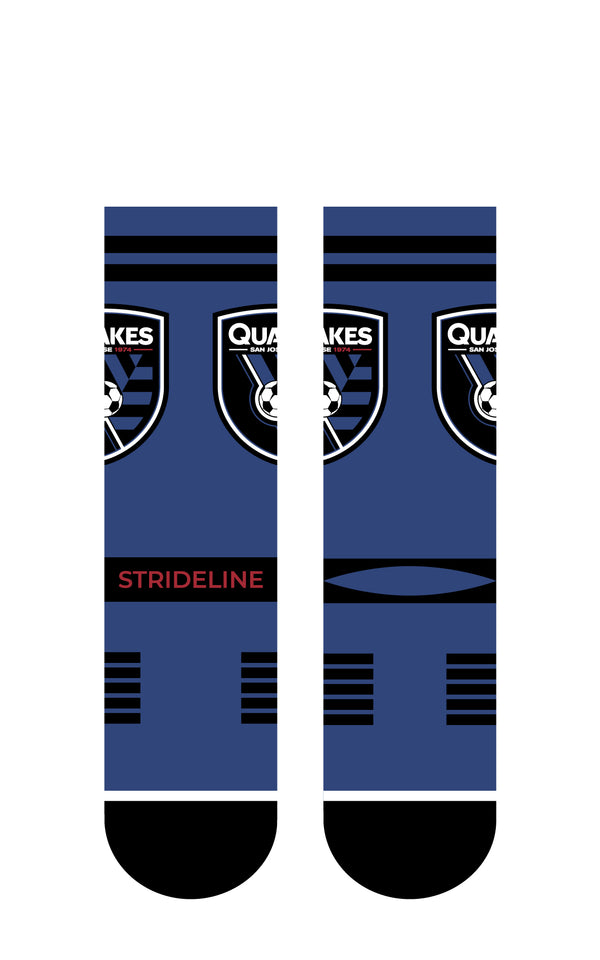 San Jose Earthquakes | Premium Knit Crew | Primary Logo Team Color | N02308007ML