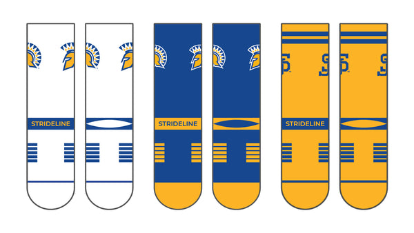 San Jose State University | Premium Knit Crew 3 Pack | NCAA 3 Pack G2 | N02506505ML