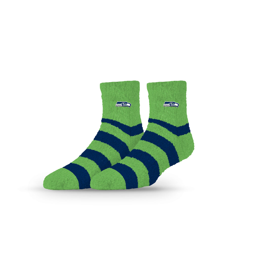 Seattle Seahawks | Fuzzy Half Calf Embroidered | Stripe | N02796711ML
