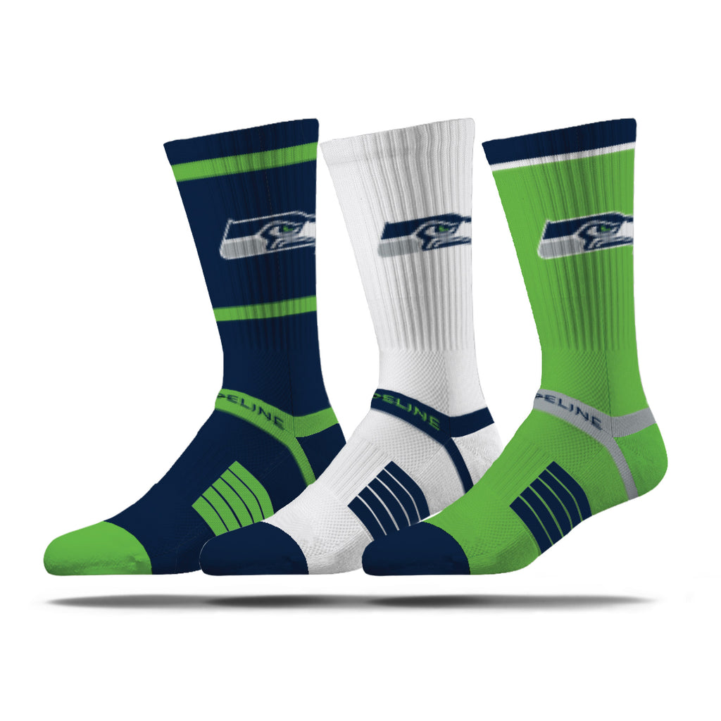 Seattle Seahawks | Premium Knit Crew | NFL 3 Pack Box | N02419011ML