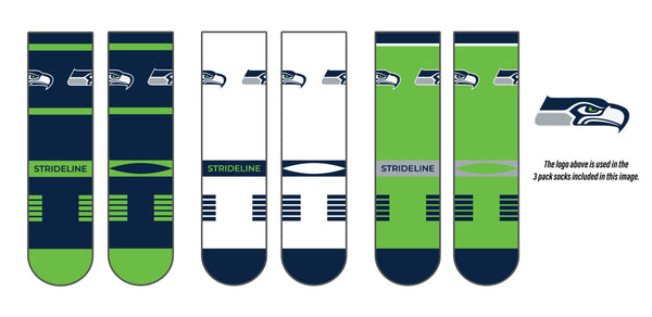 Seattle Seahawks | Premium Knit Crew | NFL 3 Pack Box | N02419011ML