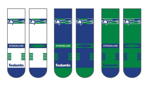 Seattle Seahawks | Premium Knit Crew | NFL Retro 3 Pack | N02651586ML