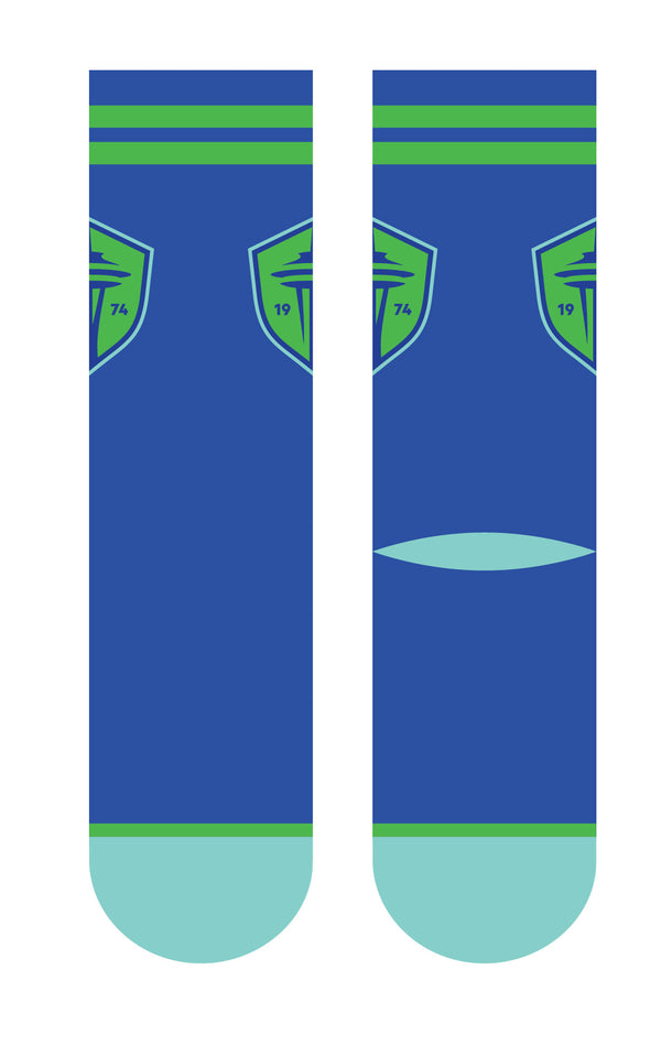 Seattle Sounders FC | Economy Knit Crew | Primary Logo Team Color | Blue | N02585549ML