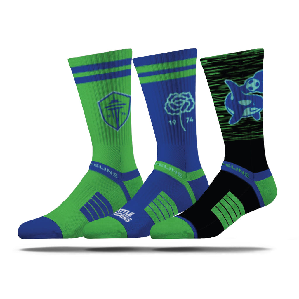 Seattle Sounders FC | Premium Knit Crew | MLS 3 Pack | N02489216ML
