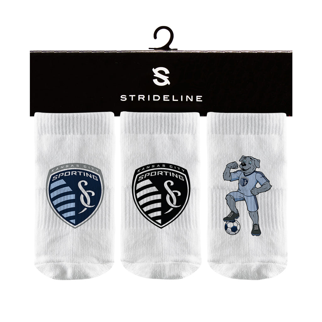 Sporting Kansas City | Baby Socks 3 Pack | Primary Logo | N02295317B01