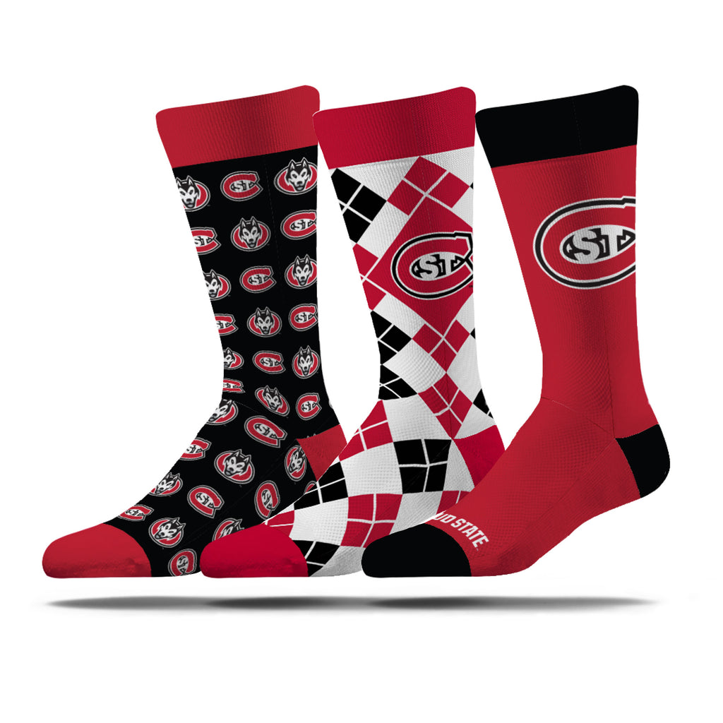 St. Cloud State University | Business Knit Crew | NCAA 3 Pack | N02793874ML