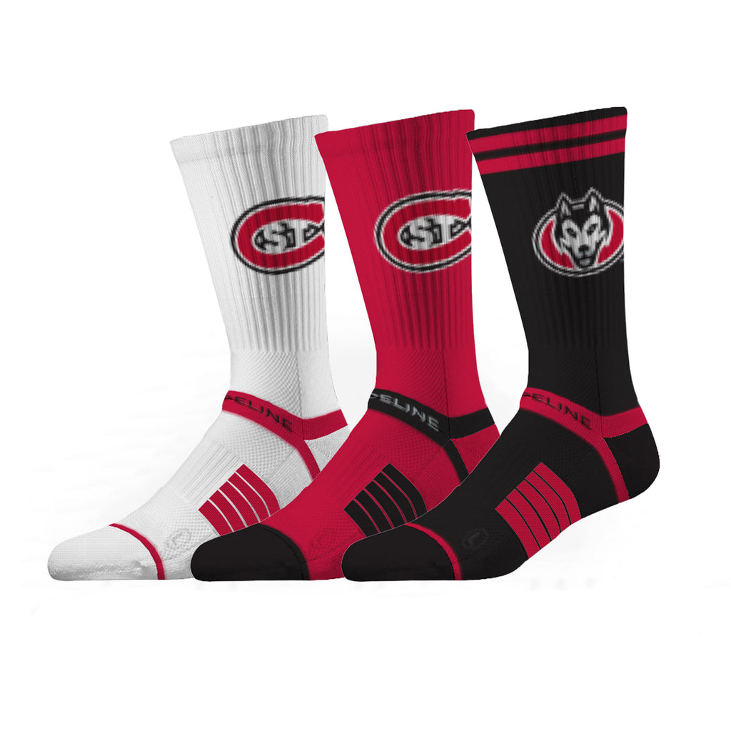 St. Cloud State University | Premium Knit Crew 3 Pack | NCAA 3 Pack G2 | N02507687ML