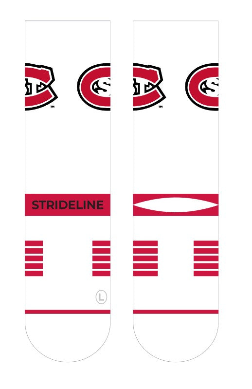 St. Cloud State University | Premium Knit Crew | Primary Logo White | N02454107ML